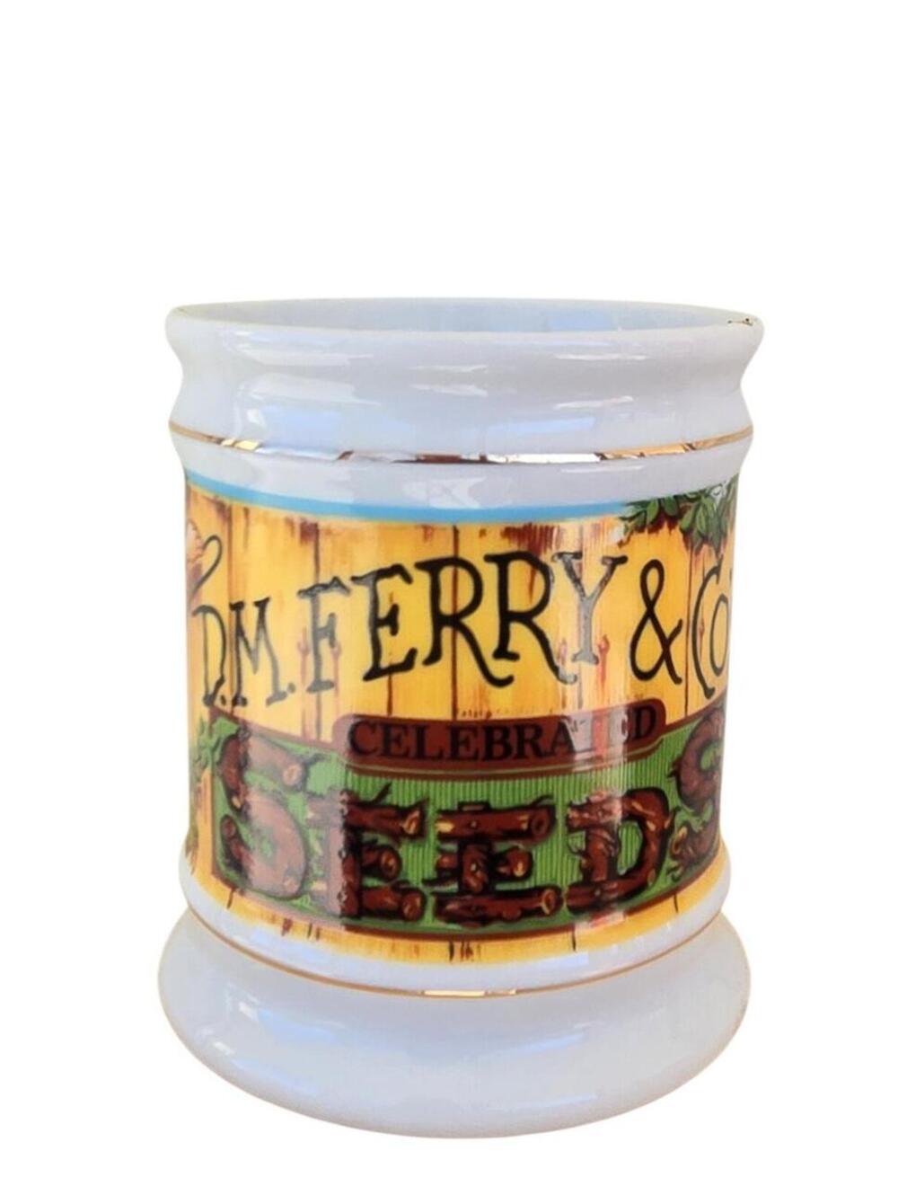 Vintage D.M. Ferry & Co. Porcelain Mug, The Corner Store Collection Danbury Mint